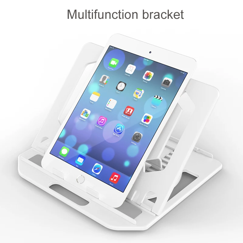 

Height Adjustment Laptop Stand For Macbook Pro Notebook Support 360 Degree Rotating Bottom Computer Stand Riser Cooling Pad