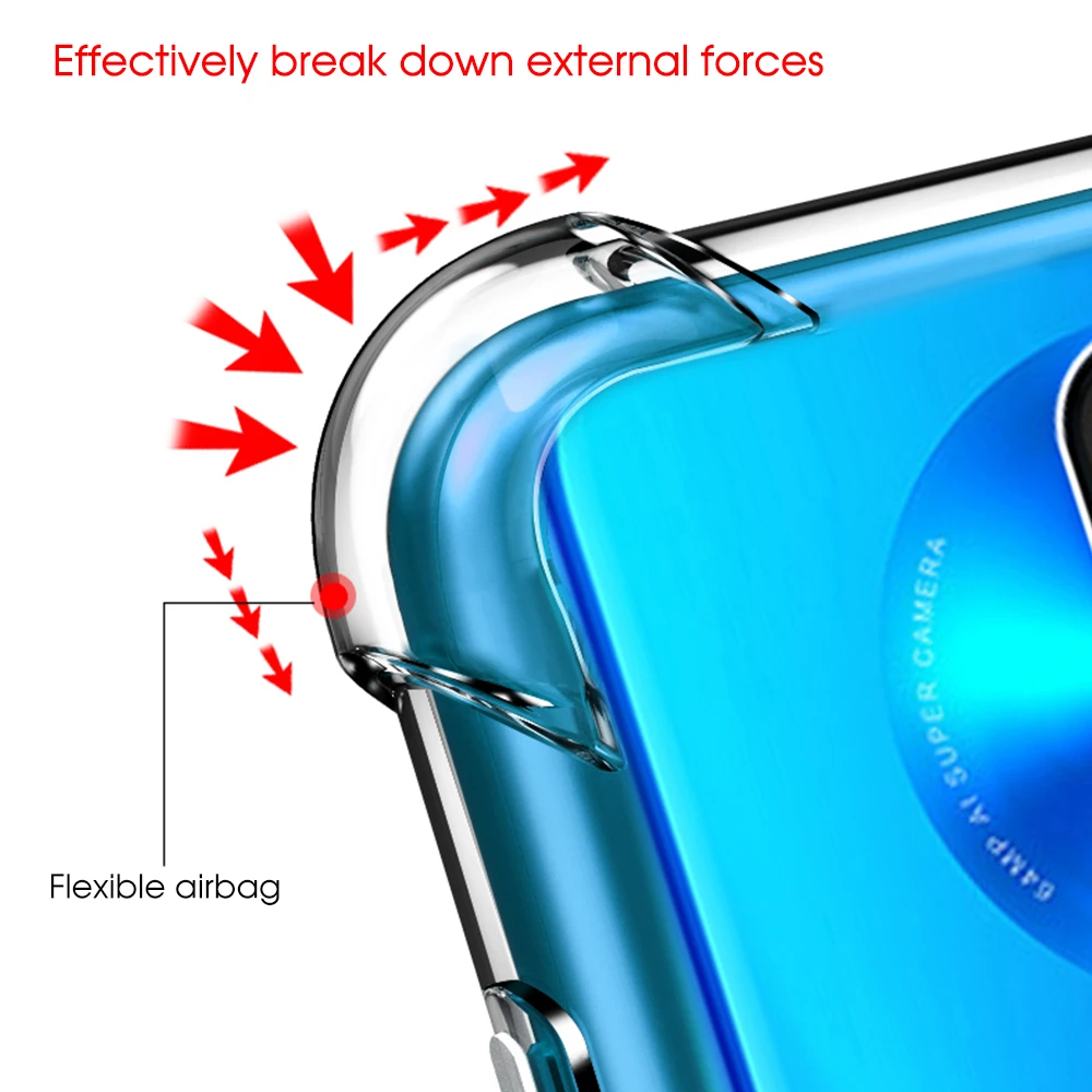 Прозрачный чехол для спортивной камеры Xiao mi Red Note 8 7 6 Pro 7A 6A K20 Чехол Мягкий