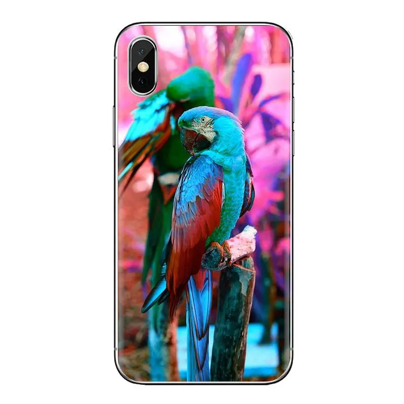 Садовый цветок птица Ringneck попугай для Xiaomi Redmi 4A S2 Note 3 3S 4 4X5 6plus 7 6A Pro Pocophone F1