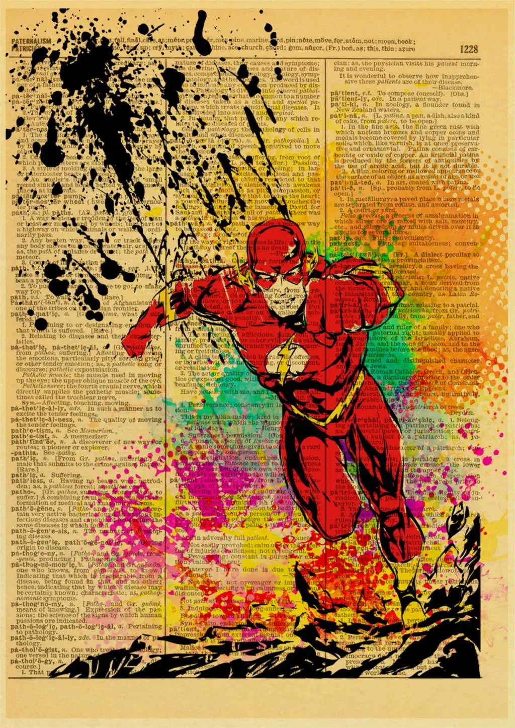 E145 Винтажный постер Фильм Marvel супергерой Супермен Бэтмен плакаты крафт-бумага настенное искусство постер в стиле ретро домашний декор - Цвет: E145
