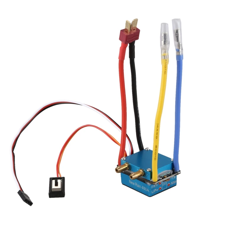 RC ESC 480A почищенный Скорость контроллер с двойным режимом регулятор ленточного