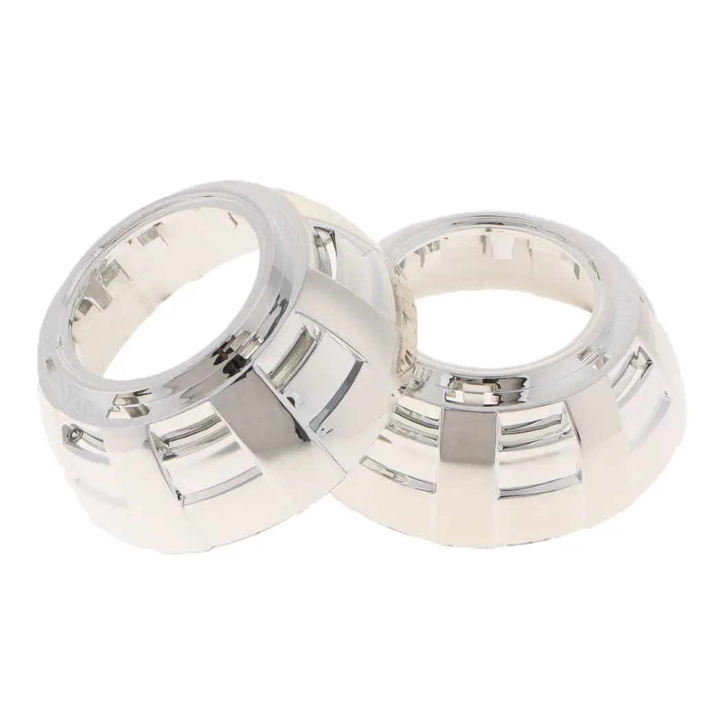 

Pair 3'' Bi Xenon Projector Lens Shrouds Cover For Land Rover