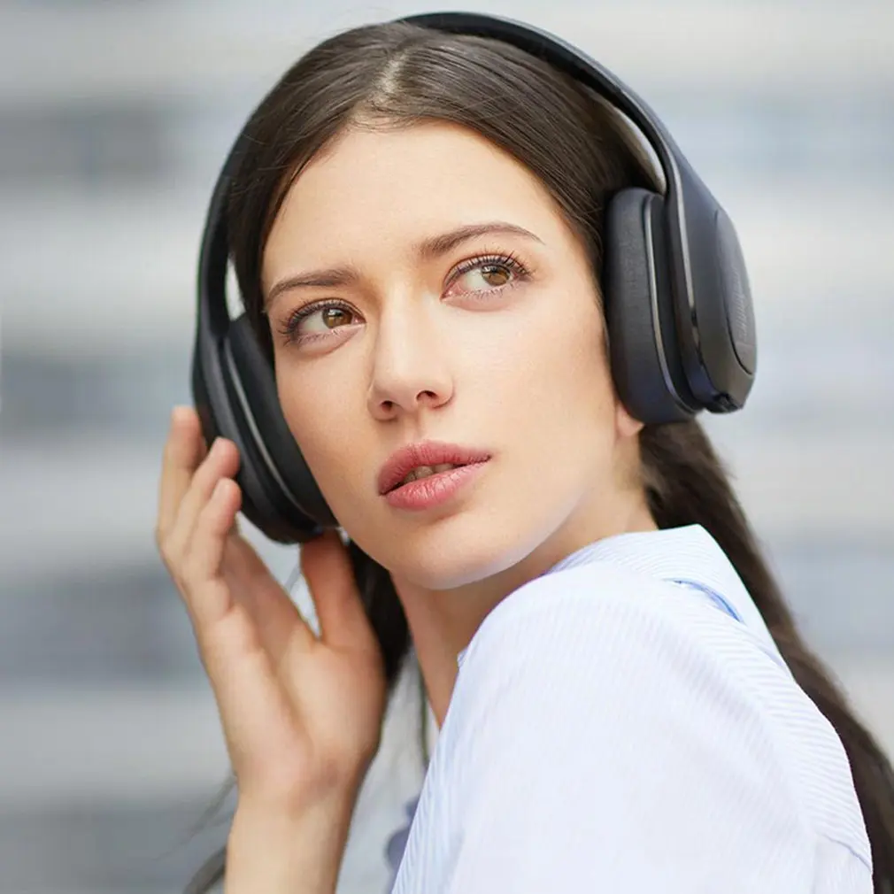 Xiaomi mi Bluetooth беспроводные наушники 4,1 версия Bluetooth наушники aptX 40 мм Dyna mi c PU гарнитура для мобильных телефонов игр
