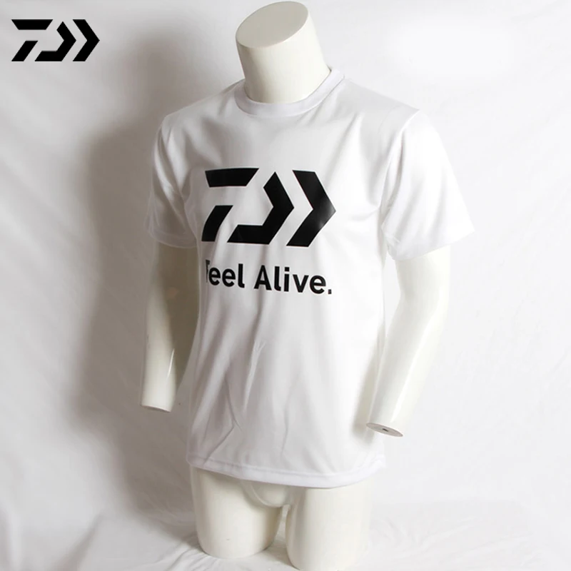 Новинка футболка для рыбалки одежда на открытом воздухе Спортивная