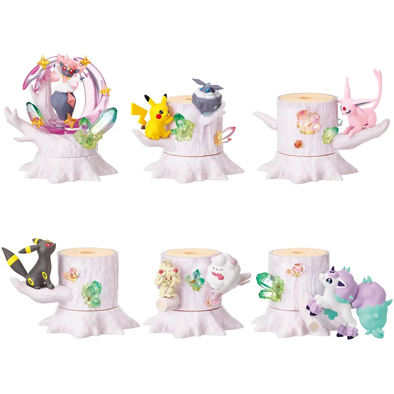 

Genuine Pokemon Forest CANDY TOY Pikachu Umbreon Espeon Cute Action Figure Ornament Model Toys