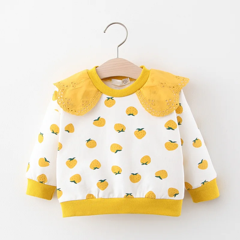 Весенние свитшоты принцессы с длинными рукавами для девочек Милая одежда