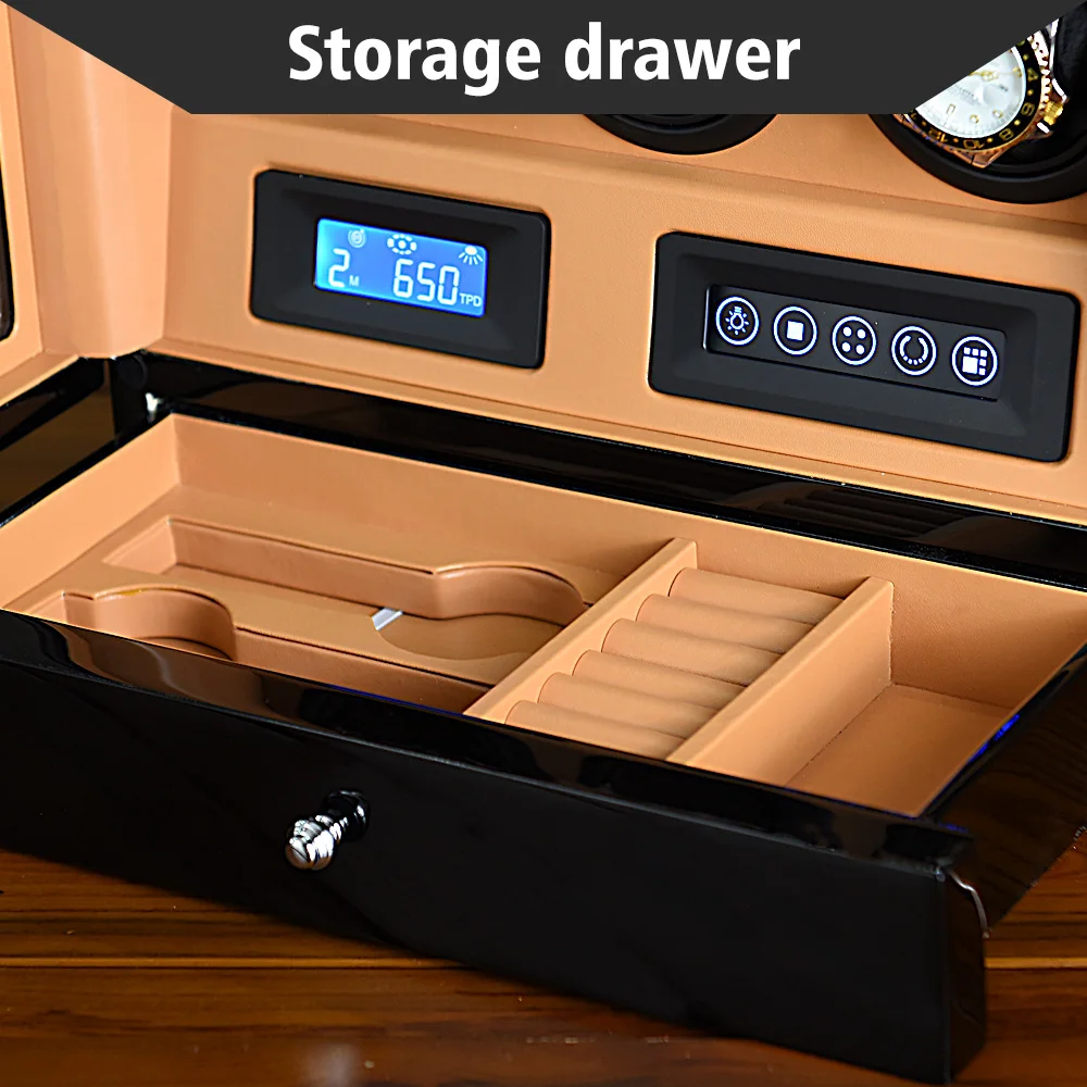 Автоматическая коробка с подзаводом для часов вращение на 6 ЖК контролем и