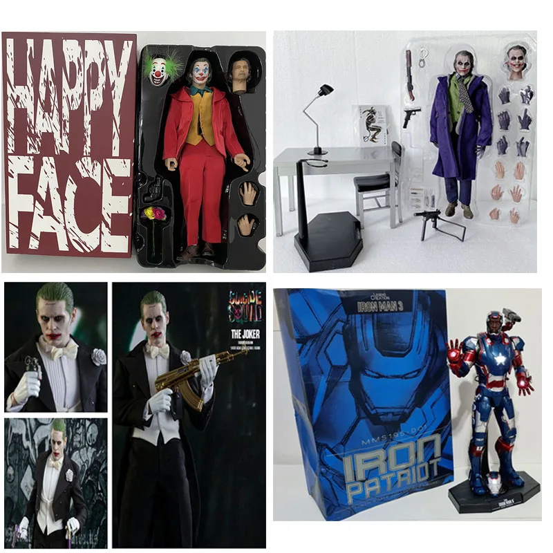 

Экшн-фигурка из фильма HC The Comedian Joker, картинка под смокинг, клоун Жак Феникс, кукла в подарок, 30 см