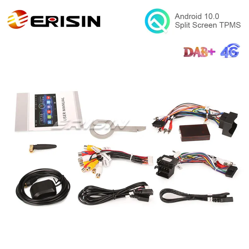 Erisin ES6973A 7 &quot8-Core Android 10 0 автомобильный DVD для Audi A3 S3 RS3 стерео GPS 64G Wi-Fi BT Nav |