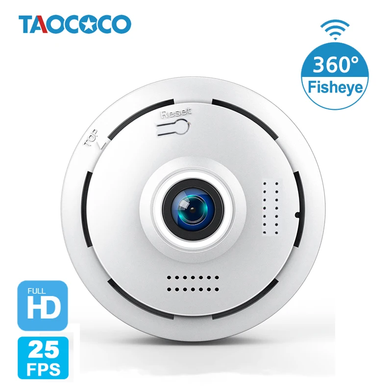 1.3MP HD 360 градусов камера безопасности WiFi рыбий глаз IP панорамная 960P двухсторонняя