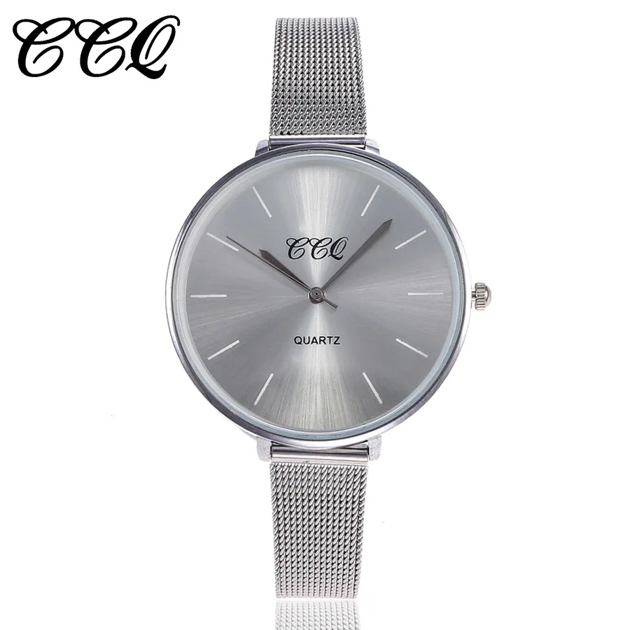 

Casual Womens Wrist Watch Business Fine Silver Alloy Strap Simple Dial Ladies Quartz Watch Montre Femme Relojes Para Mujer Reloj