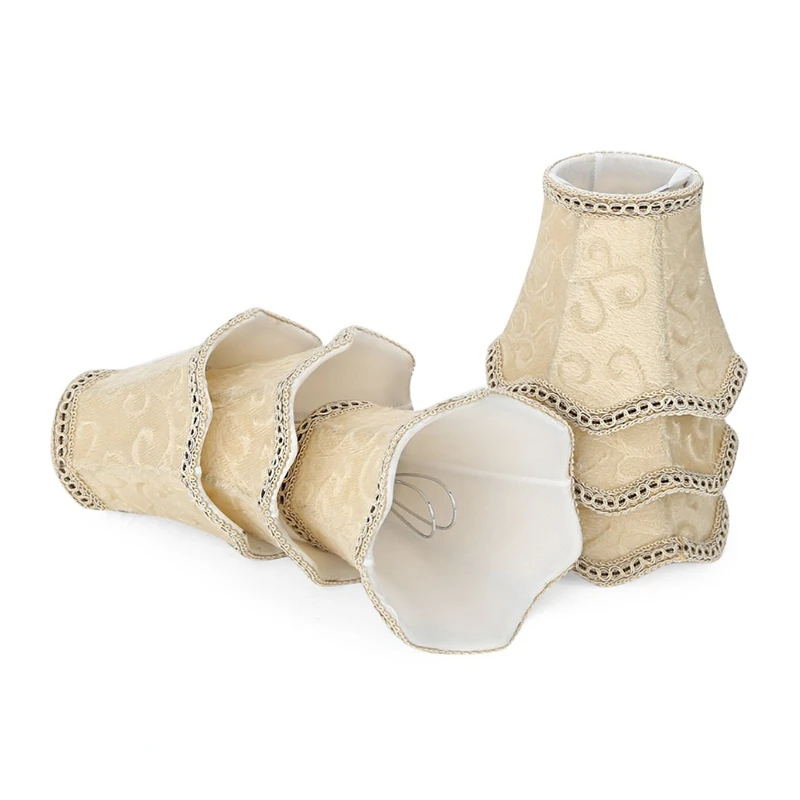 Современная Европейская настенная лампа свечная люстра абажур аксессуары