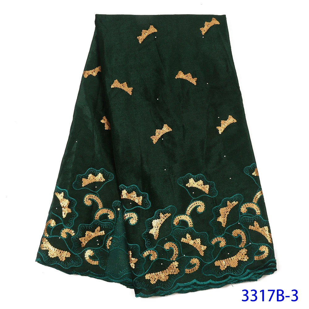 Зеленая бархатная кружевная ткань высокого качества лидер продаж бархатные