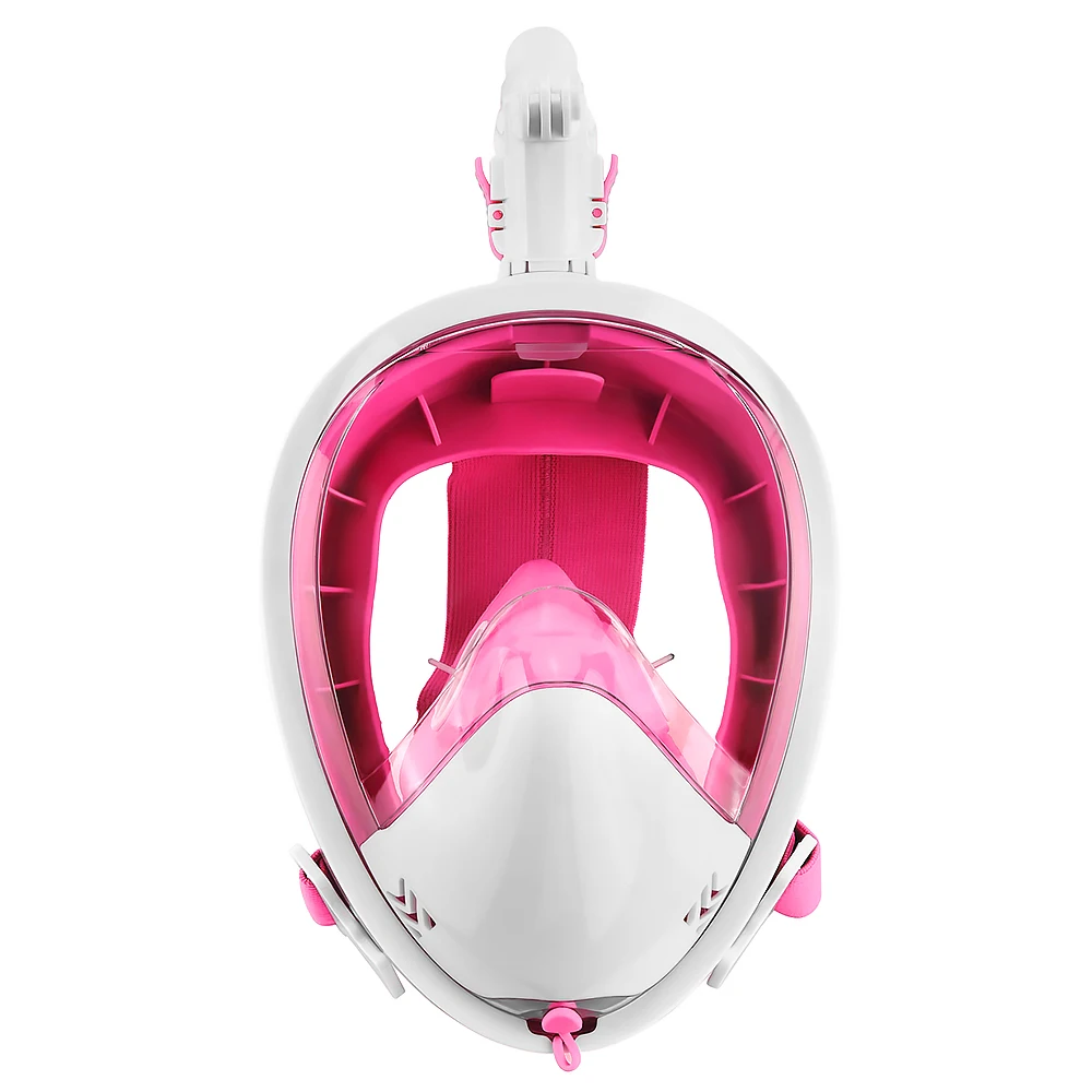 Противотуманная Маска Для Сноркелинга для всего лица 360 Вращающаяся маска