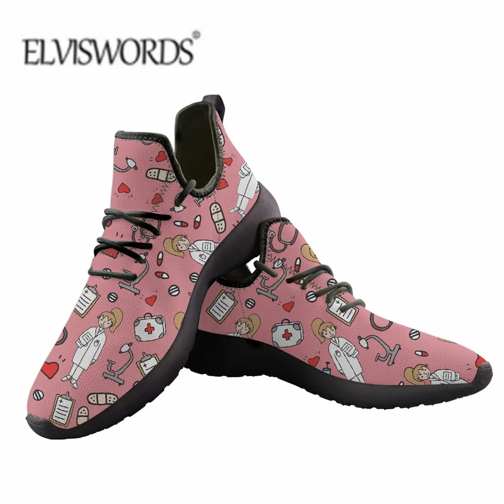 

ELVISWORDS/Женская обувь премиум-класса; Уличная обувь на шнуровке; Кроссовки для женщин; Модная вязаная женская обувь; Вулканизированная обувь