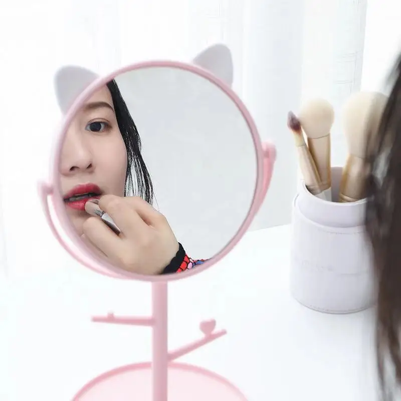 Зеркало для макияжа 1 шт. декоративное зеркало Мультяшные креативные инструменты