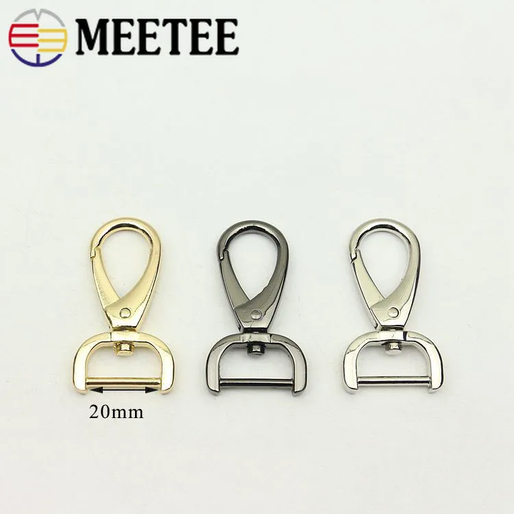 10/30pcs16/20/25/32 мм металлический LuggageSwivel триггер Зажимы Пряжка оснастка застежками