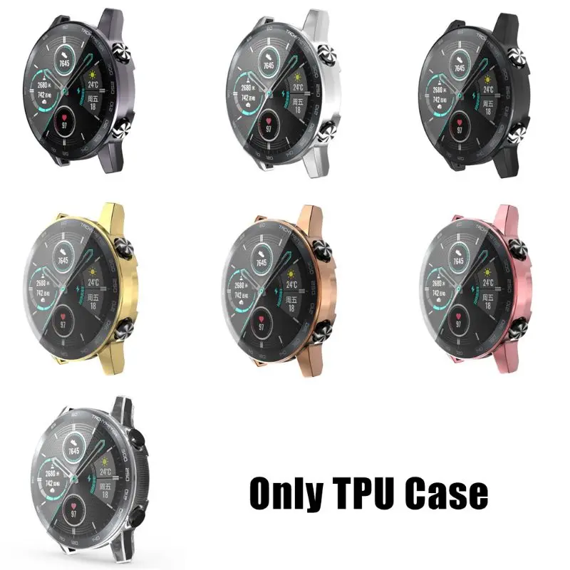 

Electroplating TPU Watch Cover Shell Screen Protector Case for Honor Magic2 46mm
