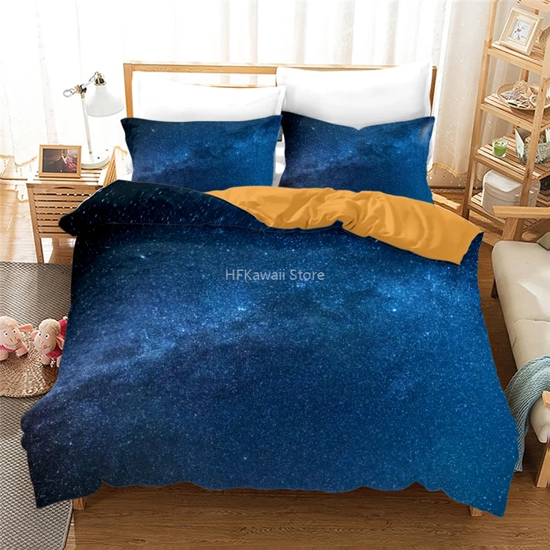 

Home Textile Galaxy 3d Bedding Set Universe Printed Duvet Cover Set with Pillowcase Comforter Bedding Sets Twin Full Queen King