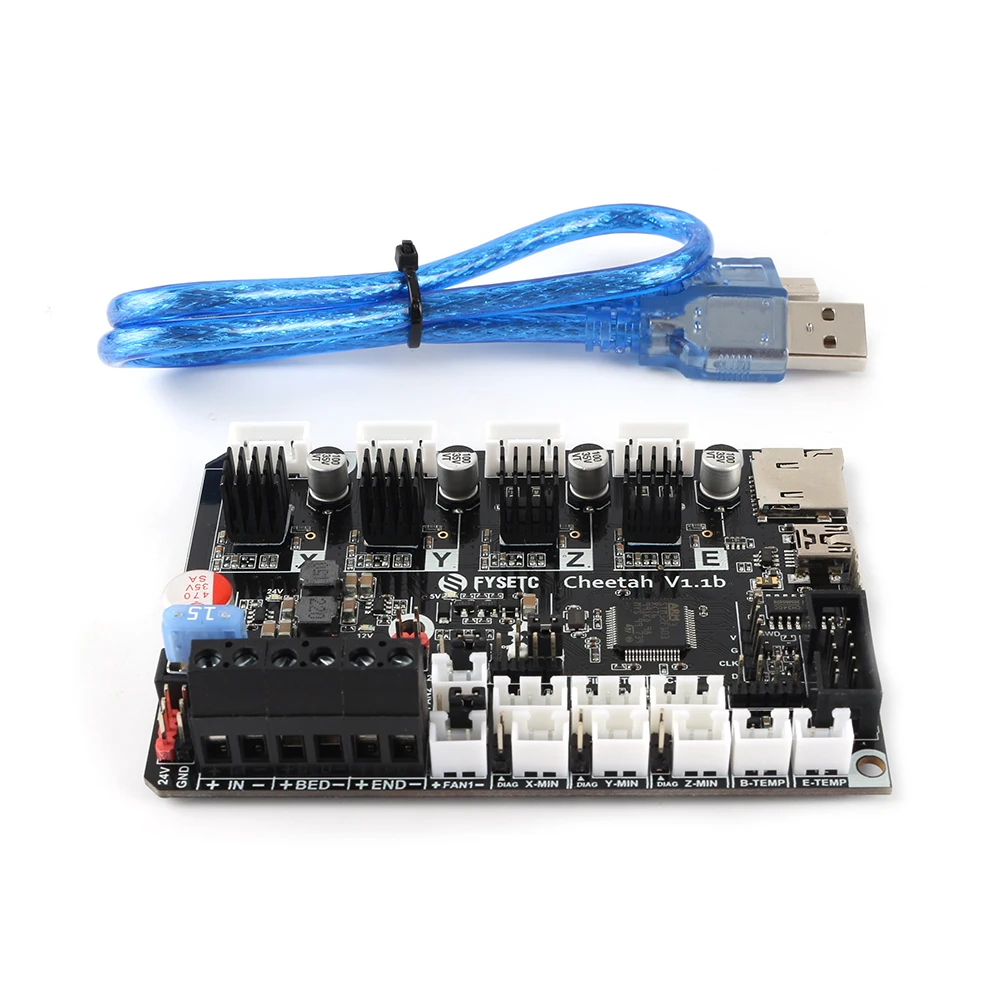 Cheetah v1.1b 32 бита доска TMC2209 UART Бесшумная доска Marlin 2,0 SKR mini E3 TMC2208 для Creality CR10 Ender-3 Ender 3 Pro Ender 5