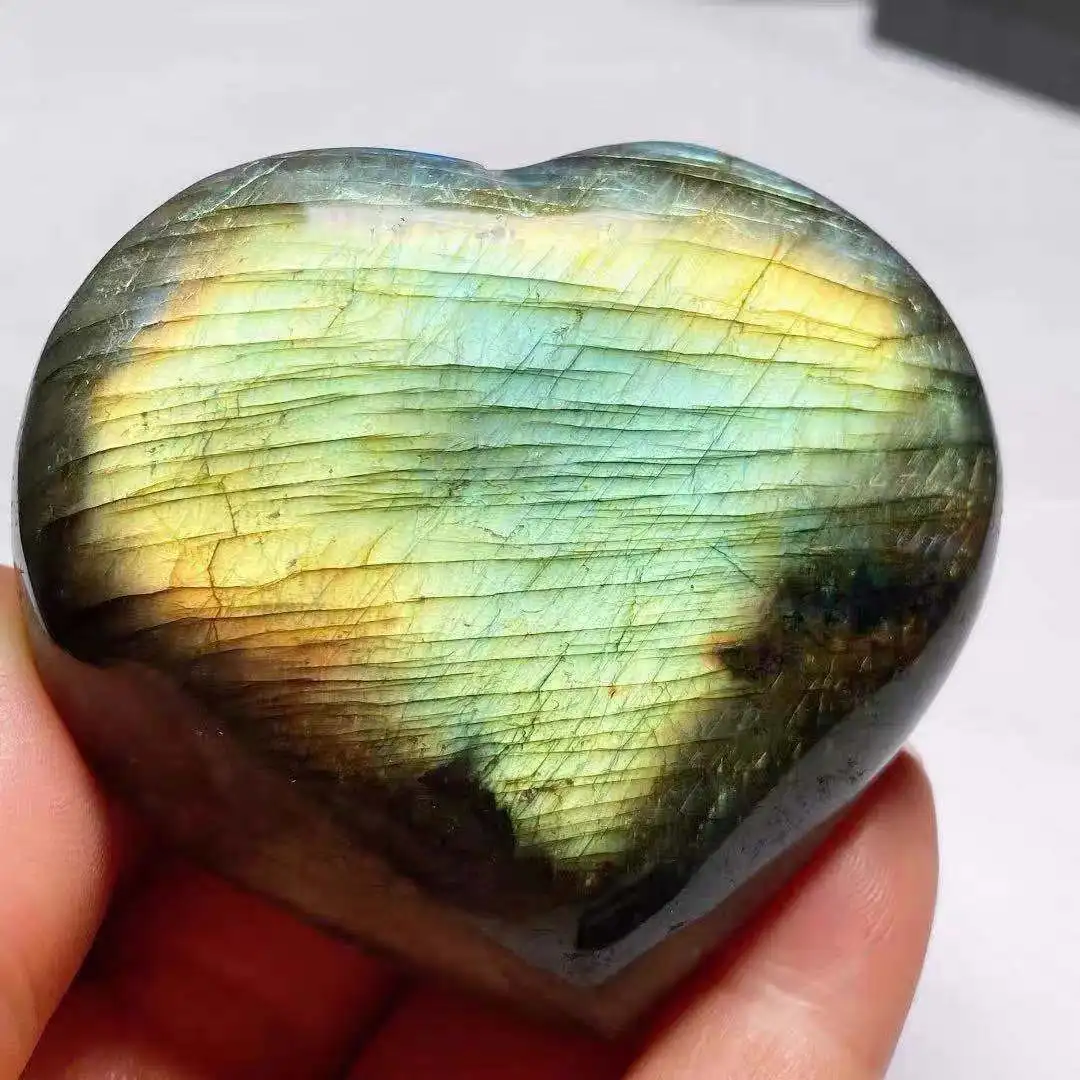 

50-330g Natural Labradore core crystal polished stone for healing and decorative natural stones and minerals