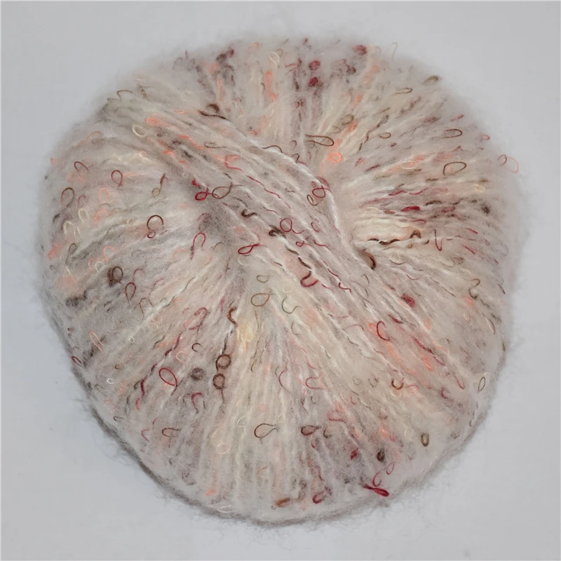 50 г ангора мохеровая пряжа тонкая мериносовая шерсть для вязания крючком