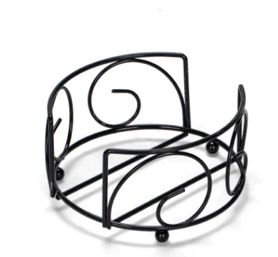 Железная подставка для подставки под стакан черная рамка s украшения дома посуда
