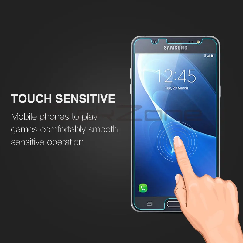 Защитная пленка для экрана samsung Galaxy J7 2016 3 шт закаленное стекло HD 2.5D стеклянная |
