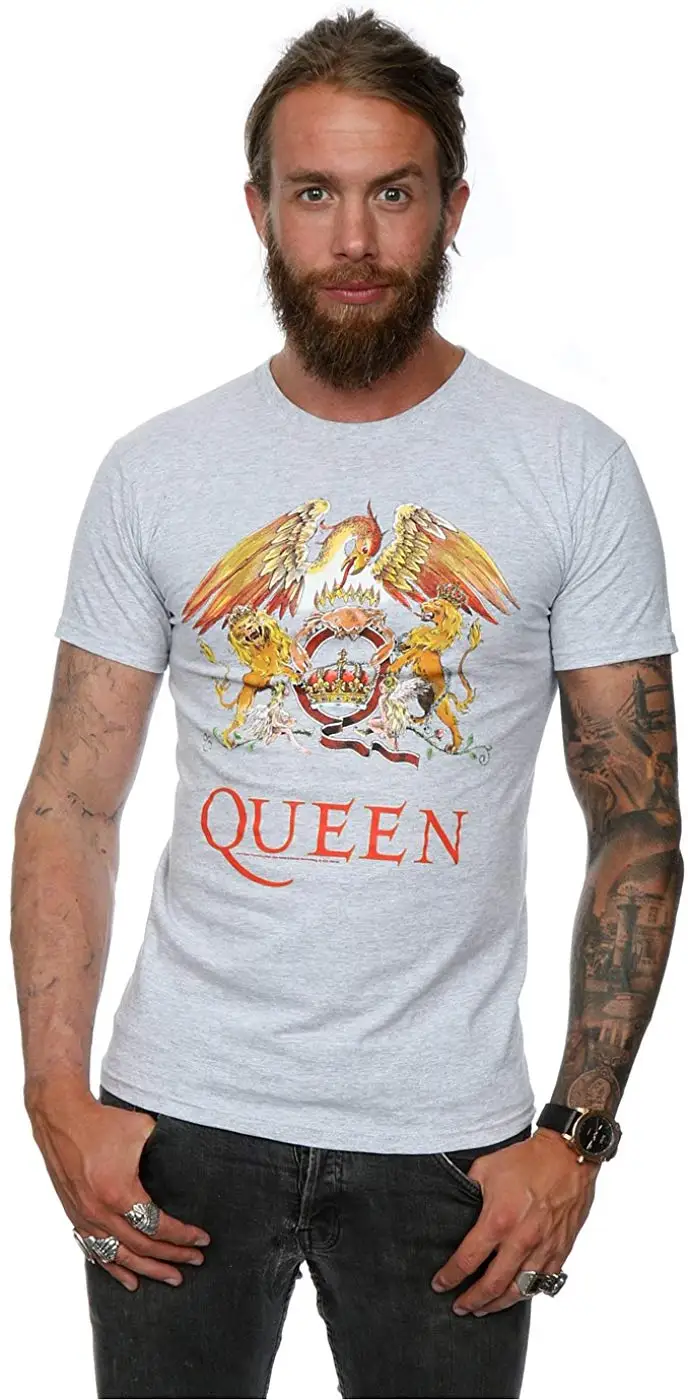 Королевская Мужская футболка с логотипом X-Large Heather gray |