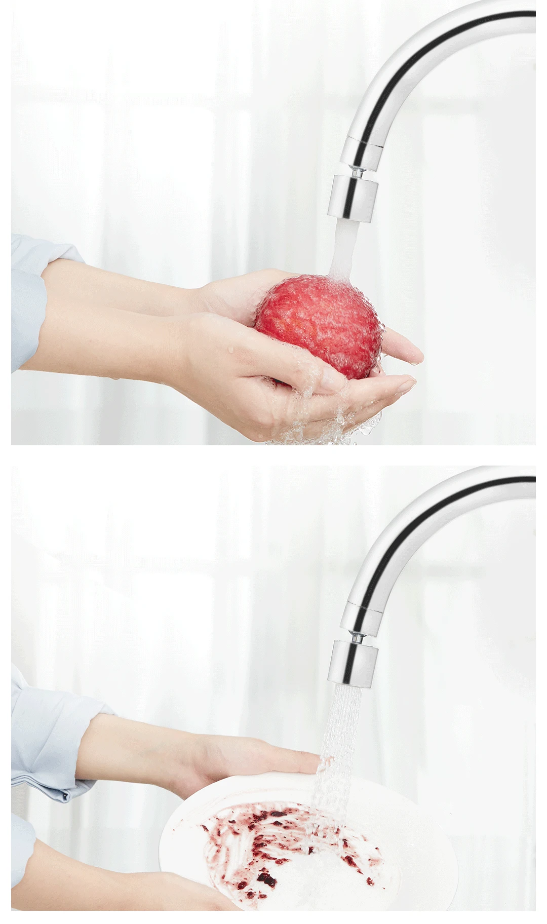 Xiaomi Diiib кухонный аэратор водопроводная насадка Bubbler водосберегающий фильтр 360 градусов двойная функция 2-Flow Splash-proof