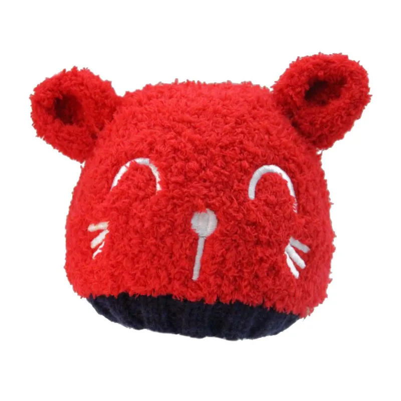 Детские шапки сезон осень-зима теплые для новорожденных мальчиков и девочек