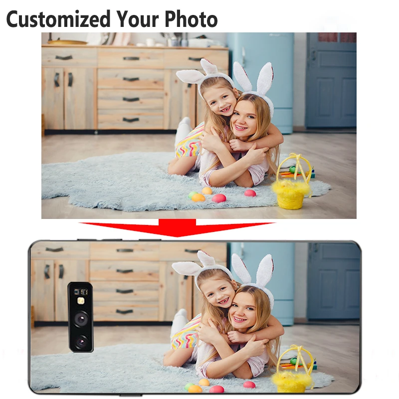 DIY фото на заказ чехол для телефона из мягкой черной Крышка samsung A10 A10E A30 A40 A50 A50S A70 A80