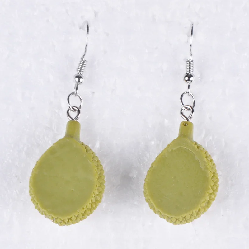 Женские Висячие серьги пищевая смола каваи фруктовая папайя серьги-подвески