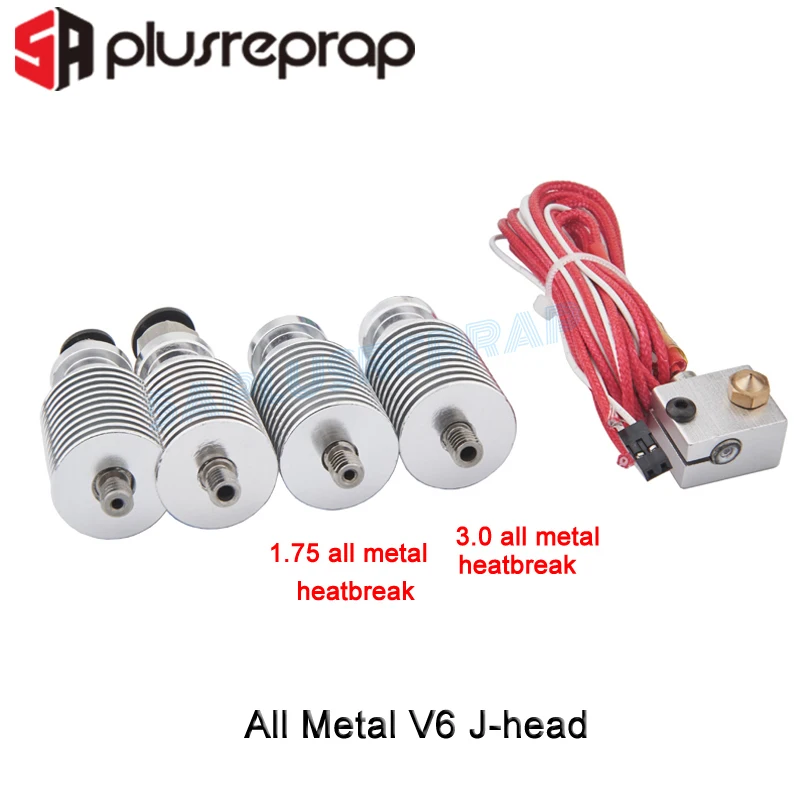 V6 J Head Hotend Bowden или Wade экструдер для 3D принтера 1 75 мм/3 0 мм нити|Детали и аксессуары