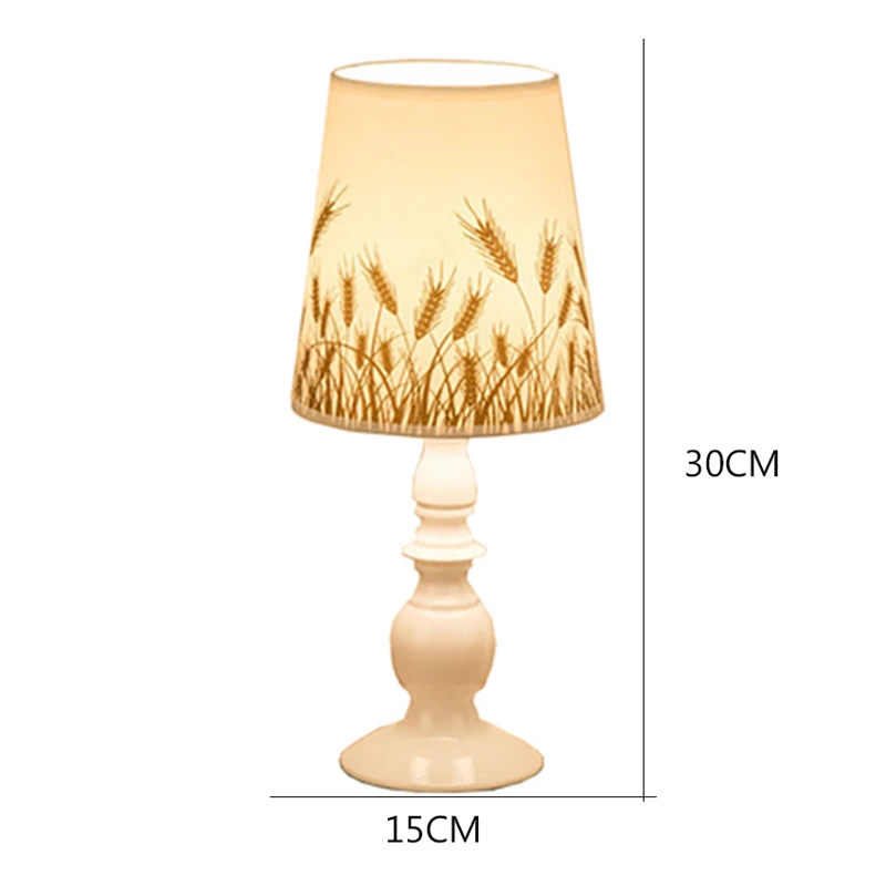 Простые Настольные светильники освещение для спальни гостиной настольная лампа