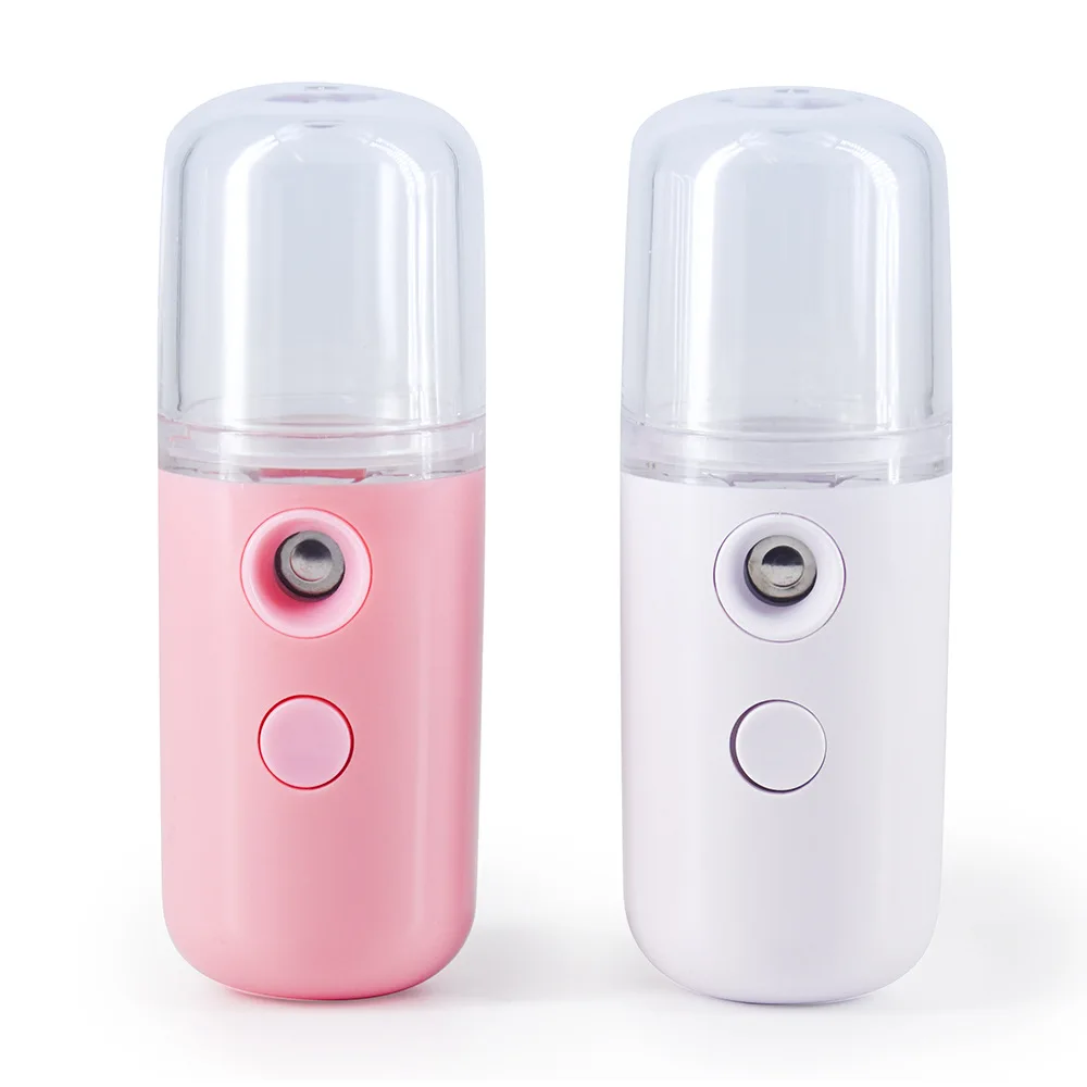 

Portable Nano Mist Sprayer Mini USB Rechargeable Face Spray Facial Body Steamer Moisturizing Skin Alcohol Disinfectants Sprayer