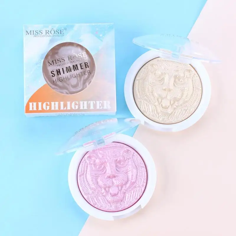 Палитра для хайлайтера MISS ROSE 4 цвета блестящий Макияж лица контурные румяна пудра