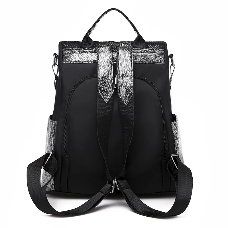 Новый рюкзак для женщин ткань Оксфорд винтажная одежда женская сумка с блестками