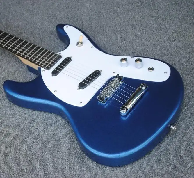 Синий металлик Mosrite 1965 adventure II электрогитара smoer головной платок форма mosrite электрогитара