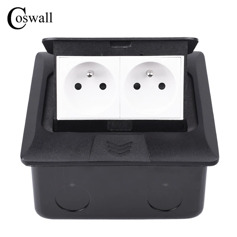 Coswall все Алюминий черный металл Панель бесшумный во всплывающем окне слово