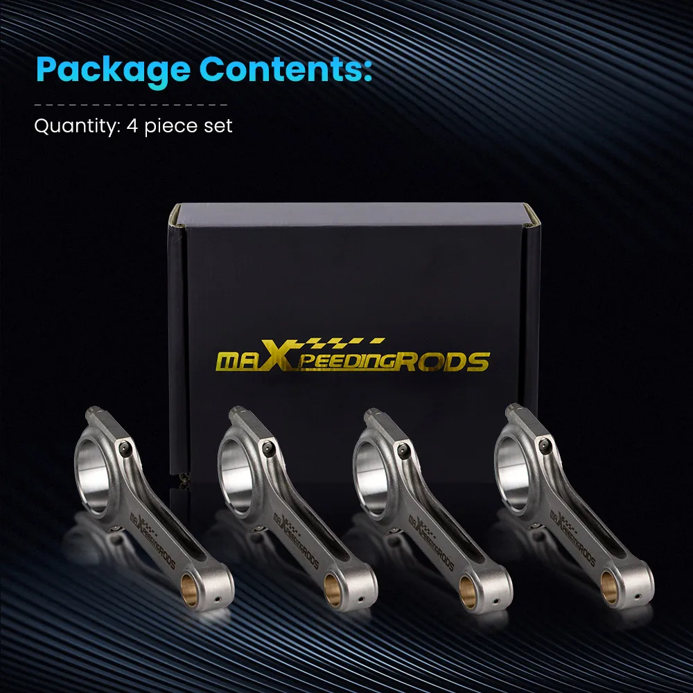 Шатуны maxpeedingrods 4x для Yamaha R1 YZF-R1 1998-2003 положительный шатун 110 5 мм болты ARP2000 |