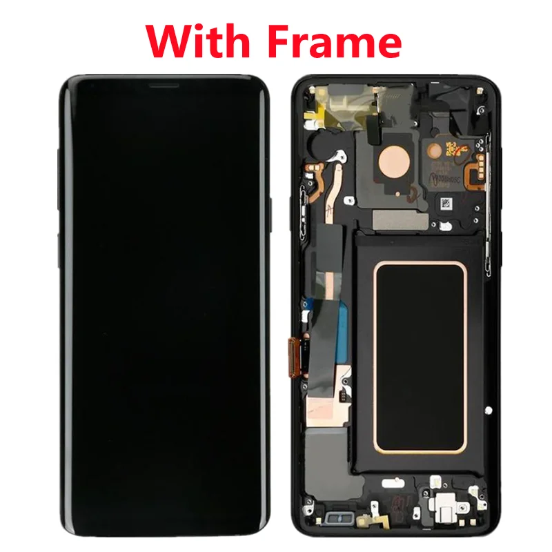 Pantalla t&aacute;ctil LCD Original para Samsung Galaxy S9, con marco Super Amoled, G960F, G960U, S9 Plus, G965F, G965U-2