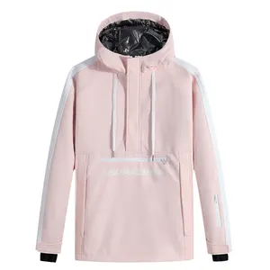 Новинка 2020, зимняя Лыжная куртка для мужчин и женщин, модная розовая Водонепроницаемая теплая холодная пригодная для носки куртка для снега, сноуборда, парные модели