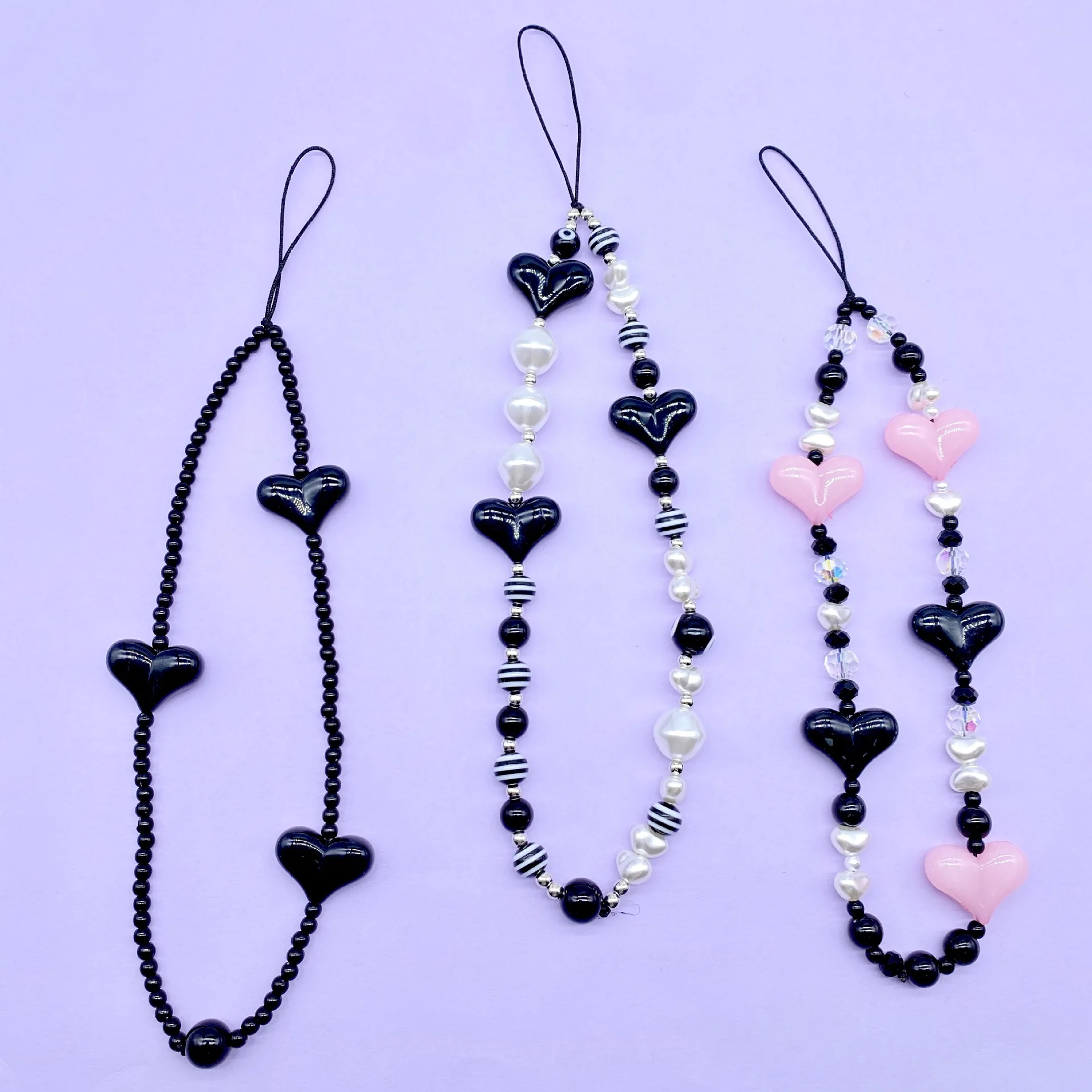 Новинка 2021 модная женская цепочка черного и розового цвета с искусственным