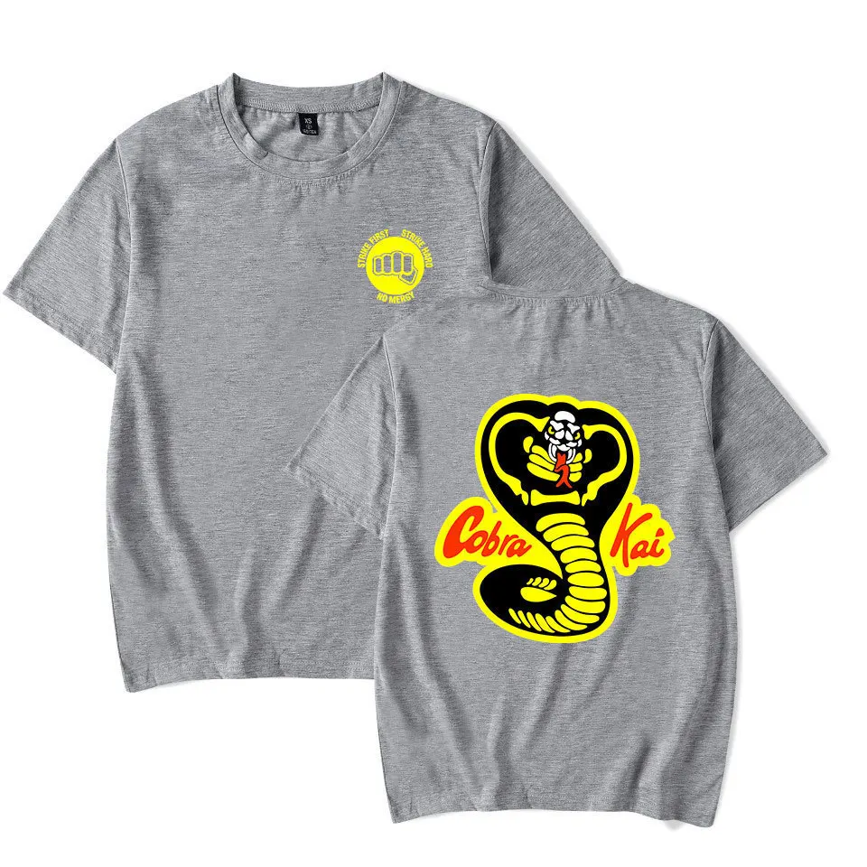

Summer Cool Popular Cobra Kai t shirt Men/Women Short Sleeve Funny Tshirt Classic Design Tops Tees Cobra Kai Mens Clothes