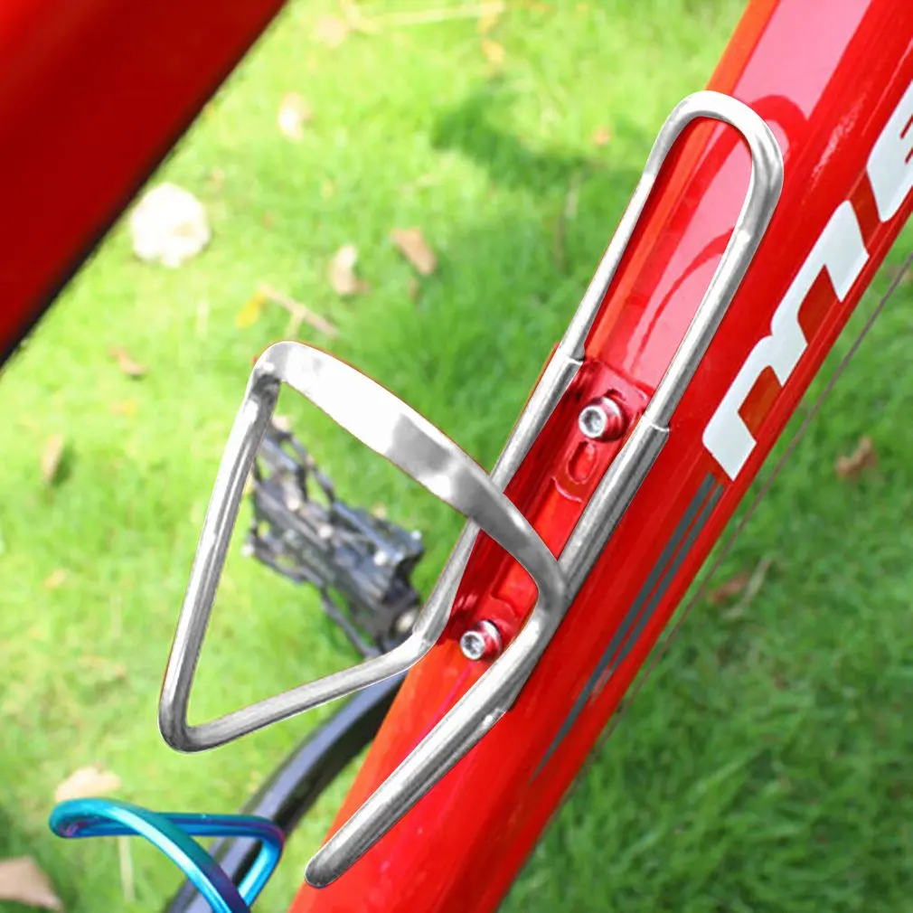 Ультра легкий алюминиевый сплав держатель бутылки для воды велосипеда клетка MTB