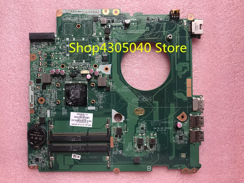Материнская плата для ноутбука hp 17 F DAY22AMB6E0 763421 001 501 601 100% функции AMD A4