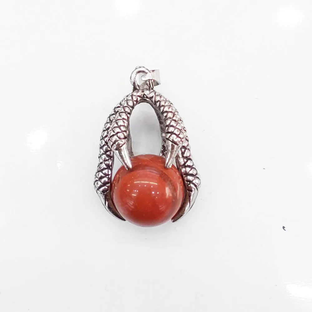 Натуральный Полудрагоценный камень Коготь Дракона Бог бисер Ретро стиль кулон