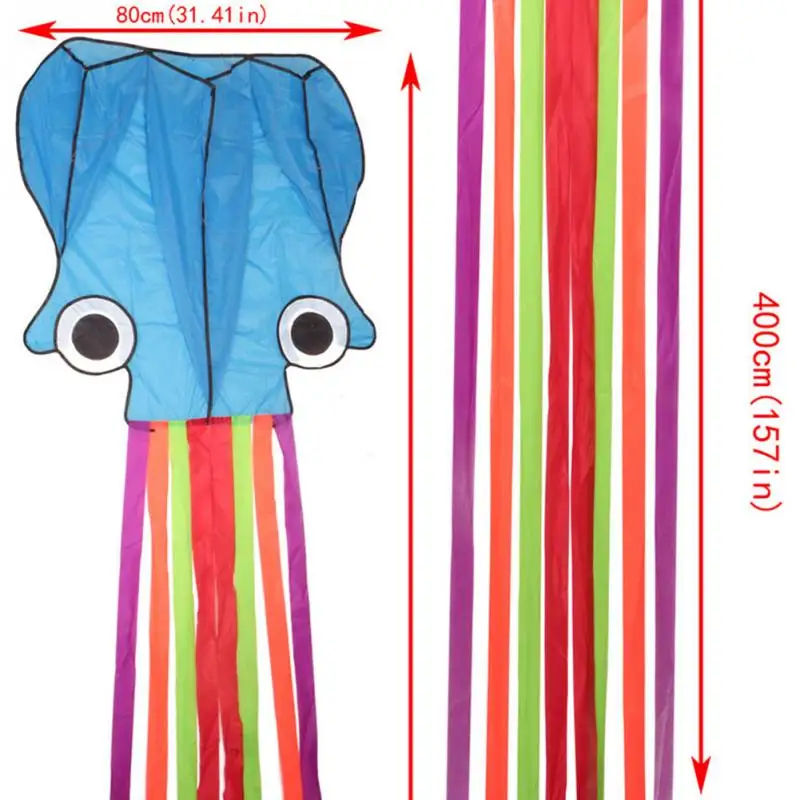 Высокое Качество Мягкий Осьминог воздушный змей с ручкой линии открытый игрушки