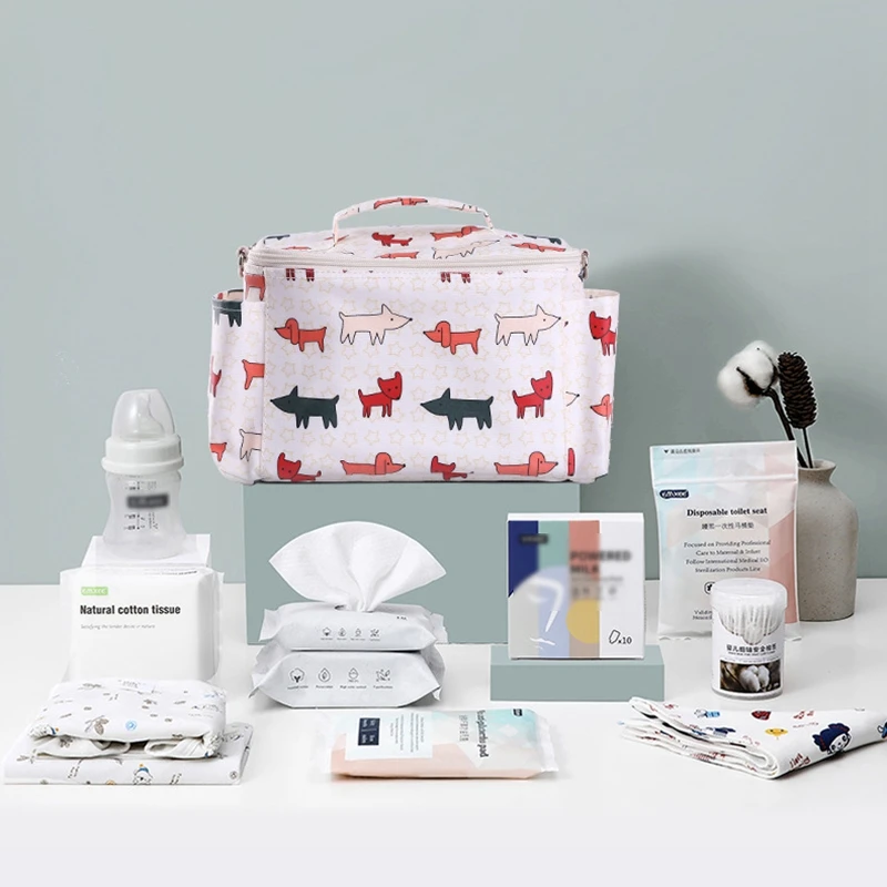 

Universal Baby Stroller Organizer Mummy Diaper Bag Multifunction Bag Baby Carriage Pram Cup Holder Diaper Bag